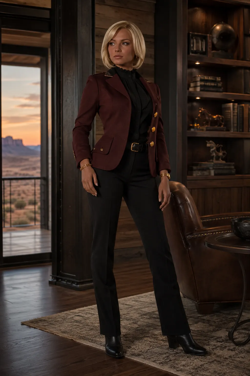 Eileen 164 Dark Tanned ROS MAX - Duchess styling visualization